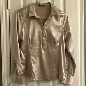 🎉HOST PICK!🎉 Zara silky button down blouse